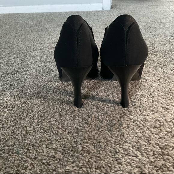 Donal J Pliner black ankle pointed shoe - Picture 3 of 5